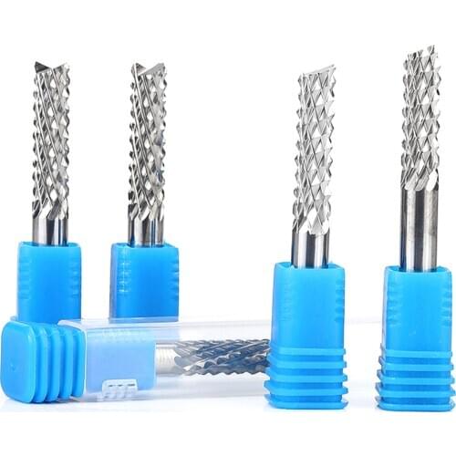 3.175mm 4mm 6mm 8mm Shank Tungsten Steel Corn Cutter Angular Milling Cutter Circuit Epoxy Insulating Board Bakelite Cutter