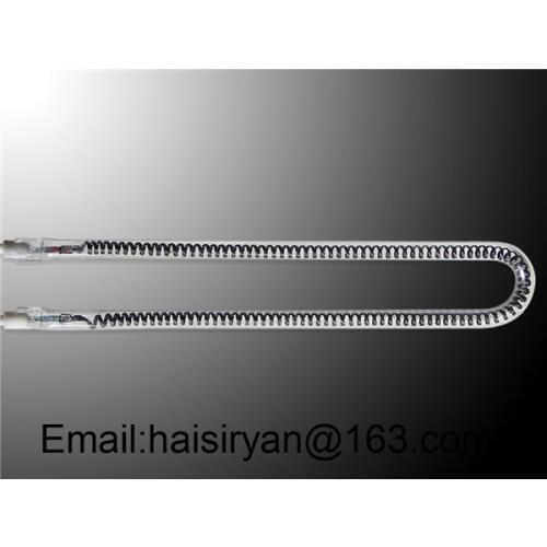 Customized 800w 500mm far Single tube Electric halogen IR quartz glass heate bulbs