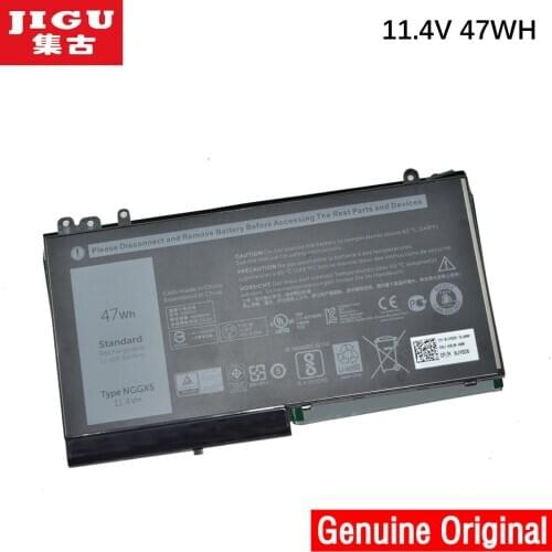 JIGU 11.4V 47WH Original Laptop Battery 0RDRH9 RDRH9 NGGX5 For DELL for Latitude E5270 E5470