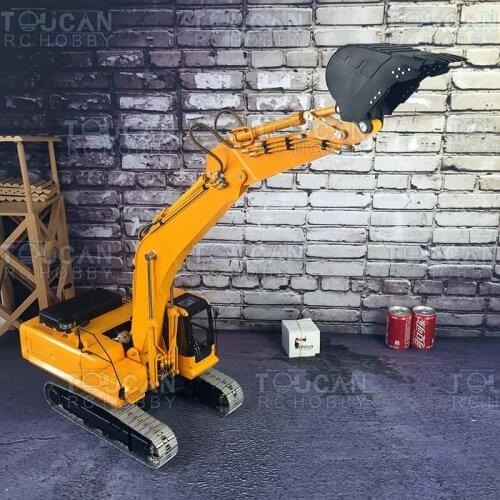 LESU 1/14 Komatsu PC360 RC Hydraulic Excavator Metal Body Sprocket Pump Painted THZH0900-SMT3