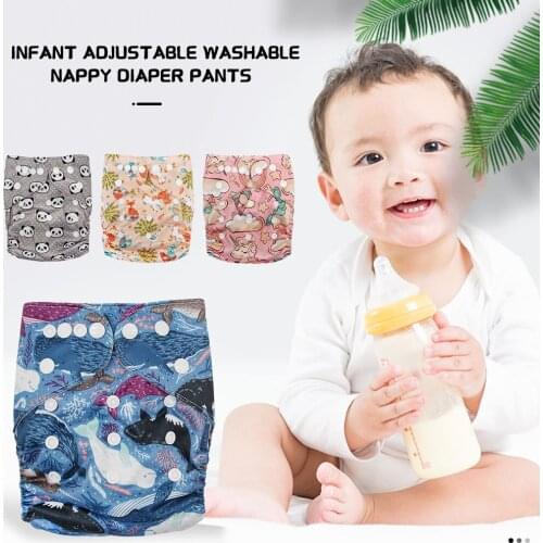 Baby Free Size Washable Reusable Real Polyester Cloth Pocket Nappy Diaper Cover Wrap Suits Birth to Potty One Size Nappy Inserts