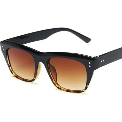 New Square Sunglasses Men Brand Designer Sunglass Vintage Ocean Lens Sun Glasses For Women High Quality UV400