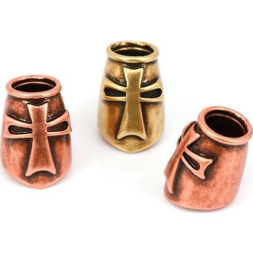 Fashion Paracord Bead Templar Helmet Charm for EDC Bracelet Knife Lanyard Jewelry Making