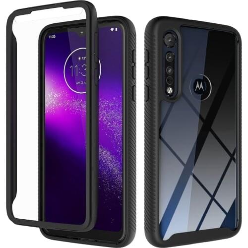 Shockproof Case For Moto G8 Plus G7 Play G9 Power Lite G5 5G Transparent Bumper Case For Motorola One Fusion Plus Hyper Action