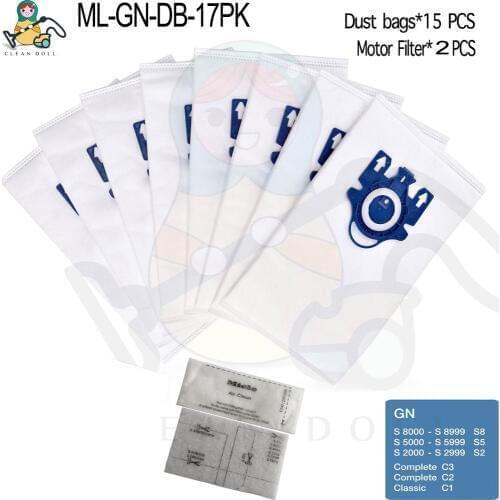 Dust Dags for Miele 3D GN S2000 S5000 S5211 S5212 S5981 S8000 Complete C2 C3 Classic C1 S2 S5 S8 Vacuum Cleaner Accessories