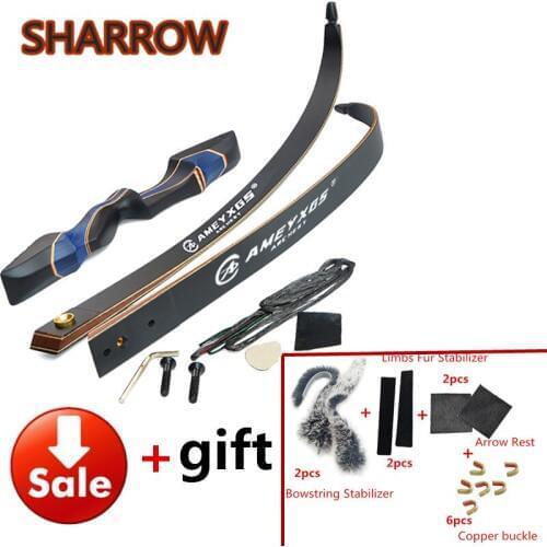 56" Archery Takedown Recurve American Hunting Bow 20-50lbs Right Hand With Hunting Accessories Set For Hunting Shooting Training