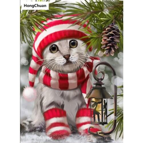 Christmas puppy 5D DIY square/round diamond painting cross stitch mosaic diamond embroidery home decoration gifts