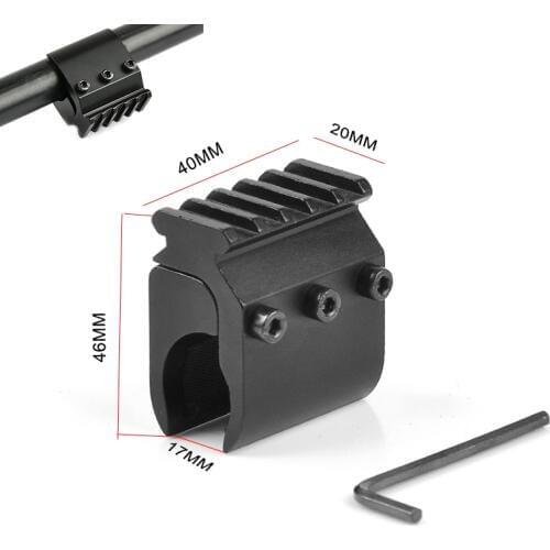 T2012 Hunting 20mm Rail Adaptor Mount Rifle Barrel Converter for Tactical Riflescope Laser Sight Flashlight