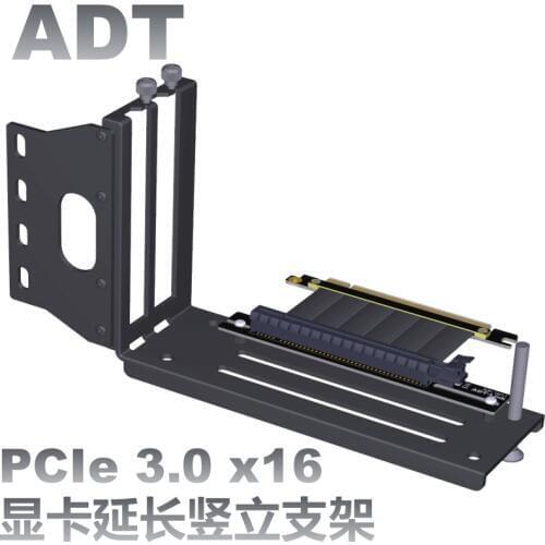Graphics Cards Vertical Bracket PCIe 3.0 x16 graphics video card to PCIe 3.0 x16 slot extension cable for ATX chassis