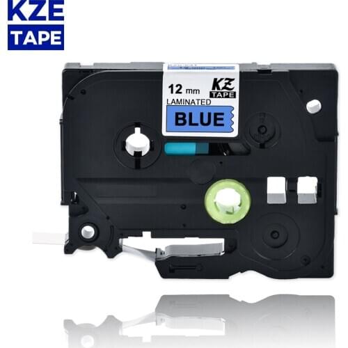 12mm Tze531 Black on Blue Laminated Label Tape Cassette Cartridge ribbon for p-touch label printers tze tape Tze-531 tze 531