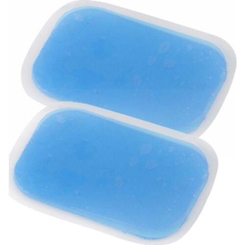 2Pcs EMS Abdominal Trainer Weight Loss Muscle Exerciser Training Gel Patch Pad Exerciser Replacement Massager Gel Pad