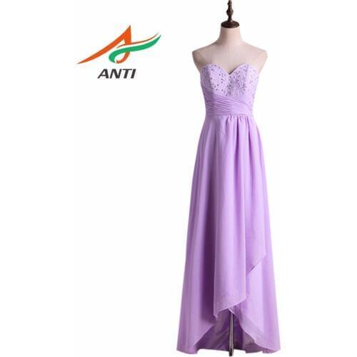 ANTI 2018 Cheap Bridesmaid Dresses Criss-Cross Vestido De Festa De Casamento For Wedding Dress Long Party Dress Formal Gowns