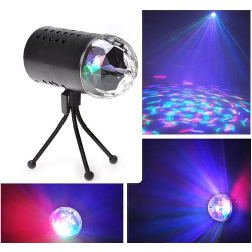 3W RGB Stage Lights Voice Control Music Led Disco Light Party Show Laser Projector Lights Christmas Decoration UK Plug