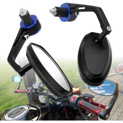 7/8 Motorcycl Side Mirror Handle Bar End CNC Aluminum Rearview Mirror For honda CBR 1000 RR 1000RR dio sticker cr Cbr 600 yzf r3