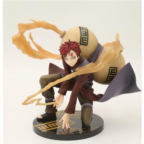 Anime Naruto Shippuden Sand Hidden Village Gaara 5Th Generation Kazekage GEM PVC Action Collectible Model Figure Toy Doll 15cm