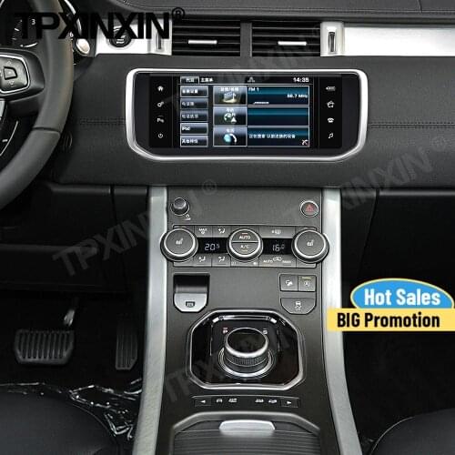 8+64G Carplay Car Radio 2 Din Stereo Receiver Android 10 For Land Rover Range Rover Evoque LRX L538 2011+ GPS Audio BT Head Unit