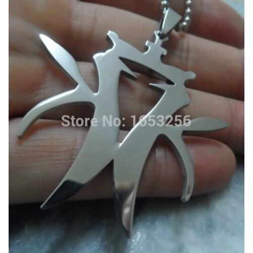 Large 48*49mm High Quality Stainelss Steel KMK KOTTONMOUTH KINGS charm KK# icp Necklace Pendant For Men' Holiday Gift