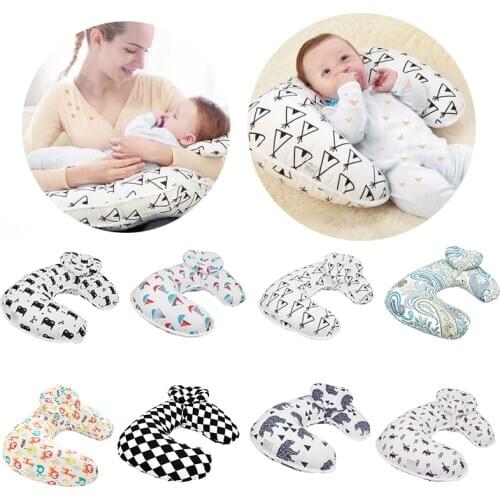 Baby Nursing Pillow Cotton Mommy Breastfeeding Pillow Newborn Sleepig Pillow Maternity U Shaped Feeding Waist Cushion Pillow