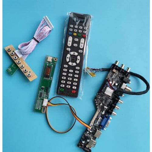 For LTN150XG 1024x768 controller board driver digital panel Display AV remote HDMI-compatible LED USB VGA AV TV DVB-T DVB-T2
