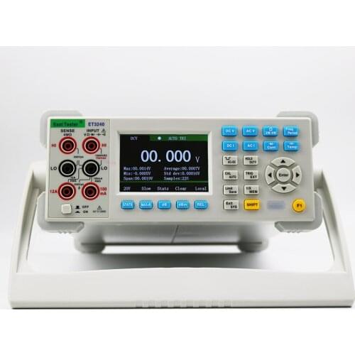ET3240 ET3255 Automatic Digital Multimeter Counts 3.5 Polegated TFT High Precision Desktop Multimeter Tester EU Plug