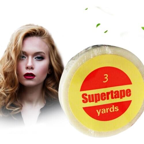 Glue Tape For Hair Extensions Double Sided 3 Yards 1PC White/ Blue Lace Front Support Tape/Glue