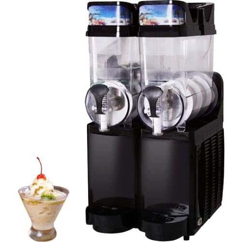 Slushy Machine Frozen Drink Smoothie Maker Making Double Dispense Tank Cool Juice Ice Cream Commercial Drink Shop