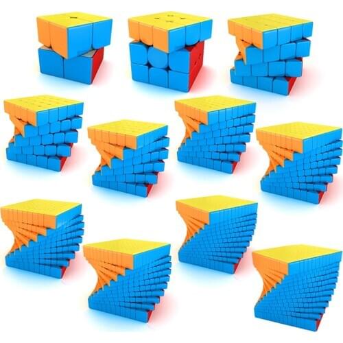 MoYu Meilong 8x8 9x9 10x10 11x11 12x12 Magic Cubes Bundles Set Cubing Classroom cubo Speed Cubes Puzzle Toys Gift for Kids