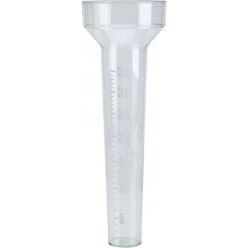Outdoor Rain Gauge Plastic Rain Gauge with Holder Rain Collector Garden Farm Rainfall 35mm Capacity 9.5 inch