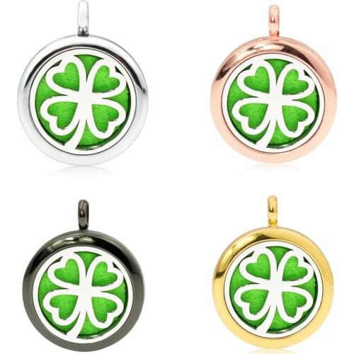 25mm Diffuser Locket Magnetic Aromatherapy / Essential Oils Locket Pendant fit Necklace Free 5pcs pads