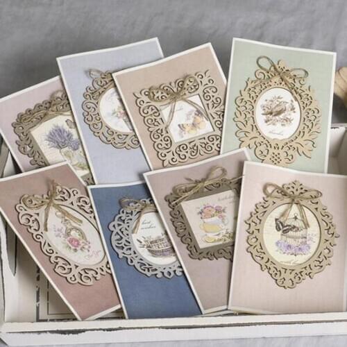 100Pcs Unfinished Wood Frame Pieces Blank Plaque for DIY Photo Frame Arts Crafts Embellishments Art Decor