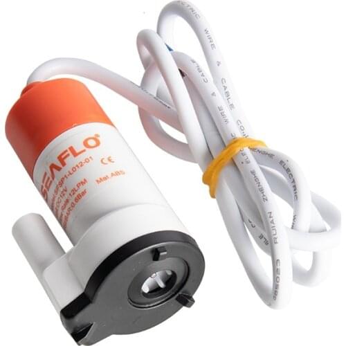 SEAFLO SFSP1-L012-01 12V Mini Low Voltage Submersible Pump 12 LPM Bilge Water Pump for RV Marine Boats