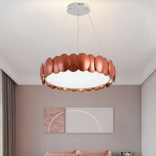 Modern Pendant Lamp Designer Petal-Like Led Hanging Lamp For Study Kitchen Living Dining Room Nordic Decor Pendant Lights Fixtur