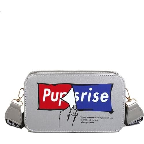 Key Bag Female Fashion 2020 New Style Fashion Disco All-match Messenger Bag Square Sling Bag Women