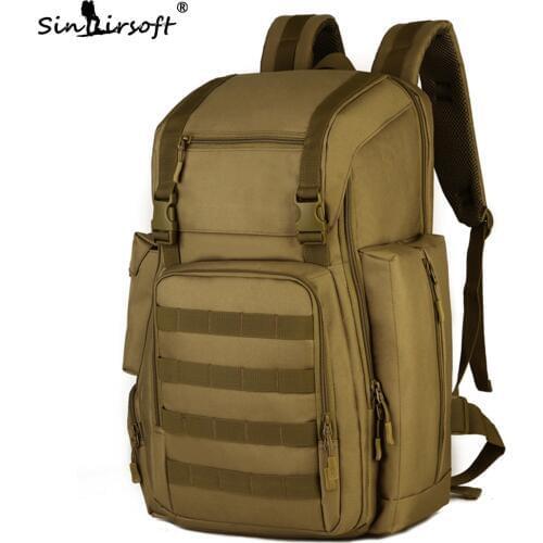 40L 17 Inches laptop Army Military Tactical Backpack Sport bag Nylon Molle System for Camping Hiking Climbing LY2020