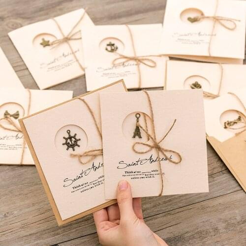 Vintage Kraft Paper Writing Greeting Card European Style Paper For Letter Writing Envelope Letter Paper Office Stationery
