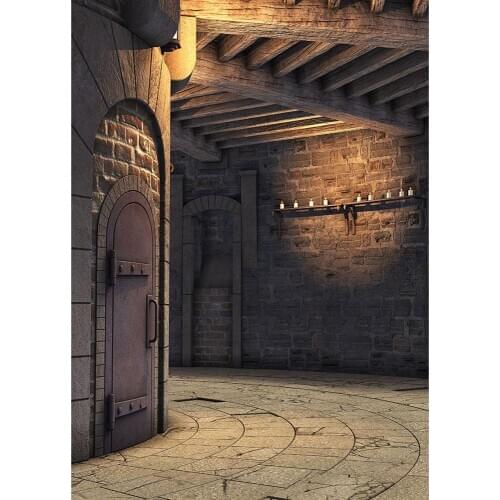 Vintage Brick Wall Wooden Ceiling Photo Backgrounds Vinyl Cloth Backdrop Photography Props for Children Baby Portrait Photocall