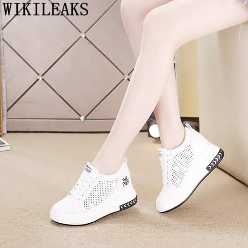 Wedges Shoes For Women Platform Sneakers Women Elevator Shoes Increase Within Women Casual Shoes White Platform Sneakers Tenis