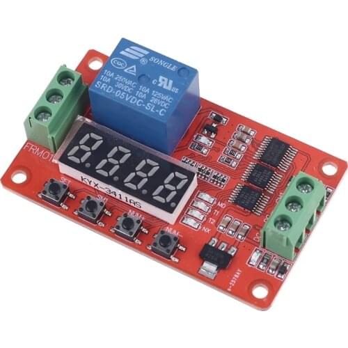 Updated Version 5V 12V 24V FRM01 1 Channel Multifunction Relay Module Loop Delay Timer Switch Self-Locking Remote Control RC Toy