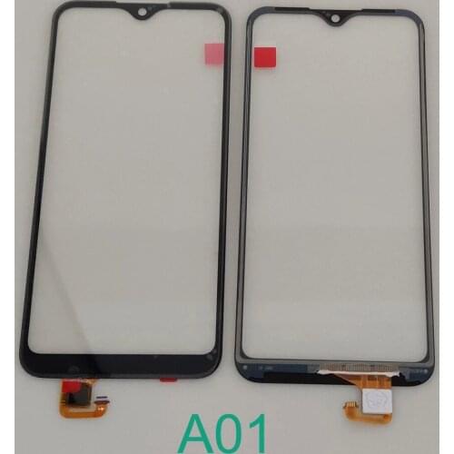 10Pcs/Lot For Samsung Galaxy A01 A015 SM-A015F/DS SM-A015G/DS Touch Screen Digitizer Sensor Outer Front Glass Lens Panel