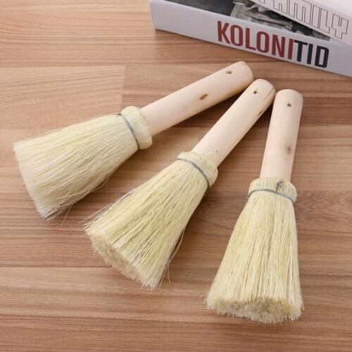 100pcs Home Kitchen Tools Eco-Friendly Wooden Handle Pot Pan Cleaning Brush Durable Useful Dish Bowl Cleaning Brush F20174083