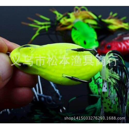 100pcs/lot 2.5" 6.35 Classic Ray frog Fishing Bait lures hard bait Swimbait 0.49OZ 13.81 blackfish bait than Tackle dwrs6111d