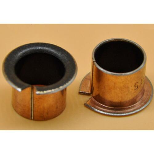 5pcs Inner diameter 6/8mm Flanged oil-free self-lubricating bearing Copper sets Bushing Composite sleeve Bushings SF-1F nut