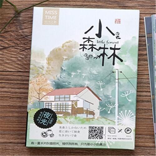 60 Pcs/lot " noctilucous Landscape Postcard "Greeting Card Christmas Card Birthday Card Gift Cards