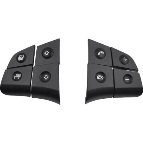 Car Multifunction Audio Steering Wheel Button Cover for Mercedes-Benz W164 GL ML 2006-2009