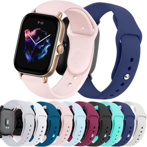 Correa For Amazfit GTS/2/2e/GTS2 Mini/GTR 42mm/47mm 20mm 22mm watch strap band Smartwatch replacement Bracelet Amazfit bip strap