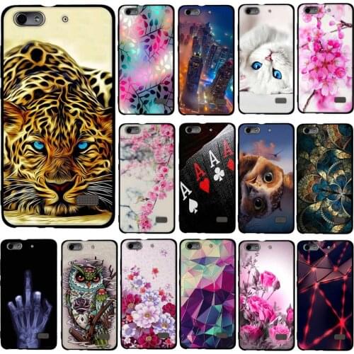 For Huawei Honor 4C Case For Huawei G Play Mini Case Cover 5.0 inch Phone Shell Cute Print Back Cover For Huawei G Play Mini