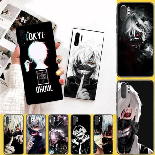 PENGHUWAN Tokyo Ghoul Anime Kaneki Ken Newly Arrived Black Cell Phone Case for Samsung Note 3 4 5 7 8 9 10 pro M10 20 30