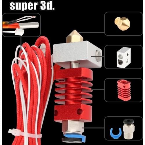 CR8 12V/24V J-head Hotend Extruder 1.75mm Long Distance Remote Hotend Extrude 0.4mm Brass Nozzle spare parts for 3d printer