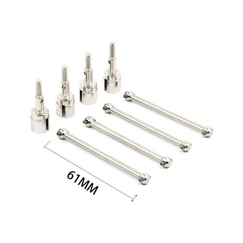 HSP unlimited 1:10 tram 94123 oil truck 94103 four-wheel drive shaft assembly wheel shaft 02033+02003