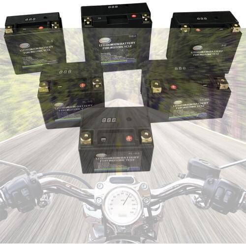 LiFePO4 Motorcycle Car Battery 12V Lithium Iron Phosphate Battery For ATV Honda Suzuki Kawasaki Yamaha snowmobile (BMS included)